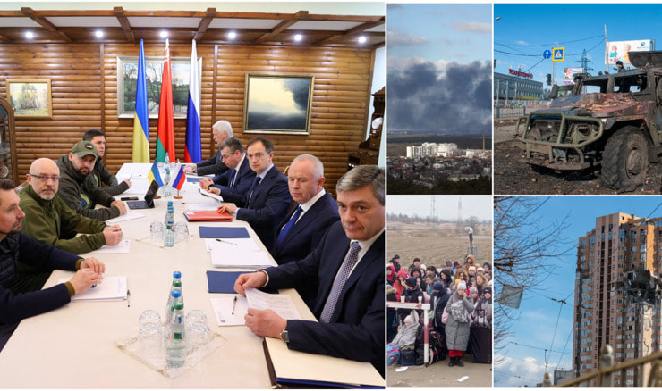 Steže se obruč oko Kijeva - Putin: Ciljevi u Ukrajini bit će postignuti ili pregovorima ili ratom